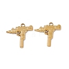 Ion Plating(IP) 304 Stainless Steel Pendants STAS-B031-23G-2