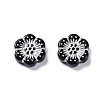 Black Opaque Acrylic Beads LS-OACR-G016-32B-2