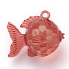 Transparent Acrylic Pendants TACR-T002-13-3