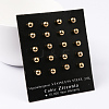 304 Stainless Steel Ball Stud Earrings EJEW-5558-5mm-G-2