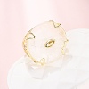 Natural Quartz Crystal Cuff Rings GG-CBA5FCC-02G-08-2