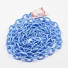 Cornflower Blue Color Handmade Silk Cable Chains Loop X-EC-A001-23-2