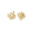 Brass Micro Pave Cubic Zirconia Pendants KK-Z136-43A-G-2
