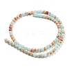 Synthetic Imperial Jasper Dyed Beads Strands G-D077-A01-02I-3