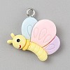 Opaque Resin Pendants RESI-CJC0020-37M-1