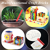 2 Sets Wood Craft Sticks DIY-CP0012-28B-4