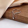 925 Sterling Silver Finger Rings for Women RJEW-C133-02P-1