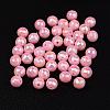 Faceted Colorful Eco-Friendly Poly Styrene Acrylic Round Beads SACR-K001-6mm-44-1