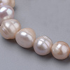 Pearl Stretch Bracelets X-PEAR-S012-58B-2