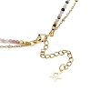 Natural Multicolor Tourmaline Beads Bracelets & Necklaces Sets SJEW-JS01358-6