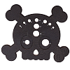 Skull Shape Wood Safety Eyes Insertion Tool DIY-WH0888-182-1