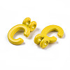 Spray Painted Alloy  2-Loop Link Pendants LS-X-PALLOY-T075-48C-RS-3