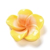 Opaque Resin Cabochons RESI-G068-02G-1