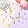 300Pcs 10 Colors Gradient Color Transparent Acrylic Beads OACR-CJ0002-44-6
