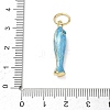 Brass Enamel Pendants KK-CBA6980-11G-B-3