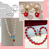 60Pcs Handmade Lampwork 3D Strawberry Beads LAMP-LT0001-03-7