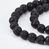 Olycraft 5 Strands Natural Lava Rock Beads Strands G-OC0001-62-4mm-3