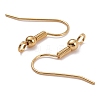 Brass Earring Hooks X-KK-F824-017G-3