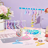 42Pcs 7 Colors Opaque & Transparent Acrylic Earring Display Accessories EDIS-PH0001-33-6