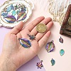 20Pcs 5 Styles Rainbow Color Alloy Pendants PALLOY-YW0007-03-4