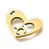 201 Stainless Steel Pendants STAS-A116-01G-02-2