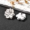 Alloy & 925 Sterling Silver & Acrylic Stud Earrings LS-EJEW-Q013-09A-5