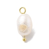 Natural Cultured Freshwater Pearl Potato Pendants STER-Q004-02G-1