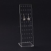 Transparent Acrylic Earrings Display Stands EDIS-G014-02-1