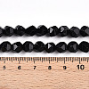 Natural Obsidian Beads Strands G-T139-8mm-50-5