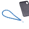 Opaque Acrylic Cable Chain Mobile Straps HJEW-JM00448-5