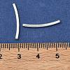 Tube 925 Sterling Silver Beads STER-O021-A-07-3