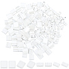 240Pcs 2-Hole Opaque Glass Seed Beads SEED-SC0001-62A-1