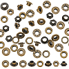 200Pcs 4 Styles Brass Grommet Eyelet Findings for Shoes KK-WR0001-22-1