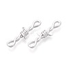 Zinc Alloy Barbed Wire Links Connector Charms TIBE-N016-01P-2