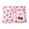 50Pcs 2 Styles Cherry Printed Plastic Gift Storage Tote Bags PL-CBAAD12-01-1