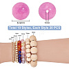 180pcs 10 Styles Natural & Synthetic Mixed Gemstone Beads G-PH0002-24-2