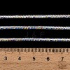 Electroplate Glass Beads Strands GL-CBAA615-01I-4