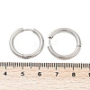 Tarnish Resistant 201 Stainless Steel Huggie Hoop Earrings Findings X-STAS-F149-33P-A-3