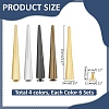 24Pcs 4 Colors Alloy Rivets Set FIND-WR0011-61-2