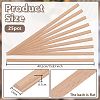 25Pcs Wood Ceiling Molding AJEW-OC0014-96C-2