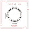 100Pcs 304 Stainless Steel Jump Rings STAS-CN0001-74-2
