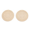 Rack Plating Brass Filigree Pendants LS-KKC-T001-64KC-2