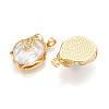 Natural Baroque Pearl Keshi Pearl Pendants PEAR-N020-07L-2