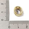 Brass Micro Pave Cubic Zirconia Multi-Strand Links KK-C111-01G-I-3