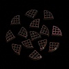 Luminous Resin Imitation Chocolate Decoden Cabochons RESI-K036-28F-02-4