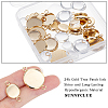 SUNNYCLUE DIY Flat Round Link Making Kit DIY-SC0018-09-3