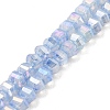 Imitation Jade Glass Beads Strands GLAA-P058-03A-08-1