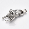 Tibetan Style Alloy Puppy Pendants PALLOY-S178-09-2