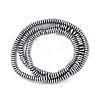 Electroplated Non-magnetic Hematite Beads Strands G-P571-B01-01E-2