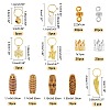 Plastic Dreadlocks Braiding Beads & Aluminum Hair Braid Dreadlock Beads OHAR-NB0001-15-2